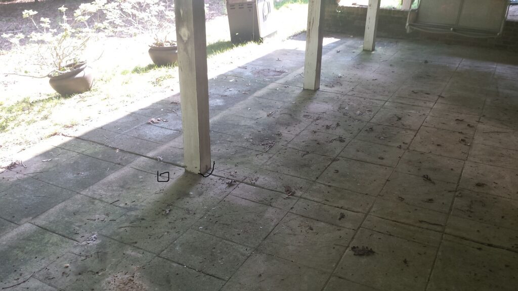 pressure washing mold
