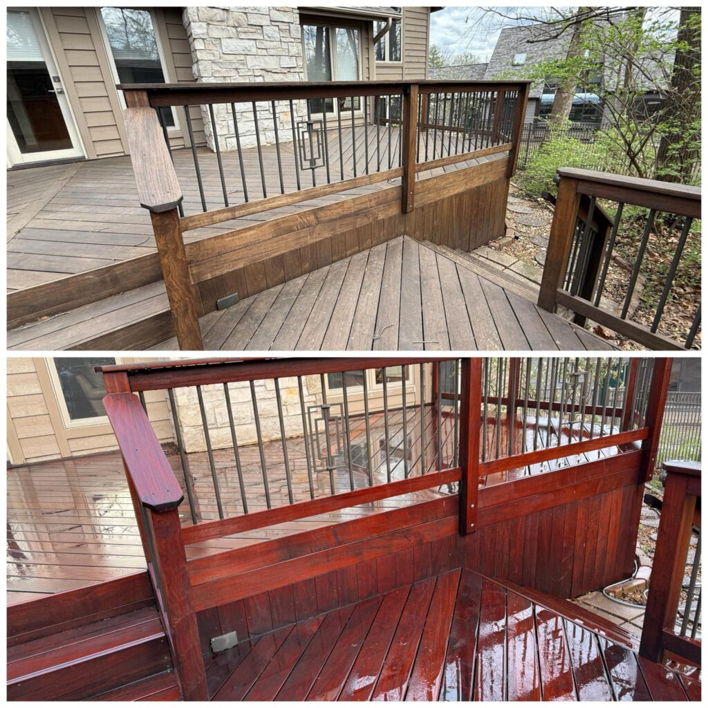 deck staining St. Louis
